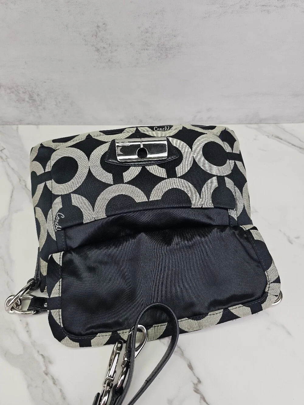 Coach OP Art Kristen Hobo Shoulder Bag